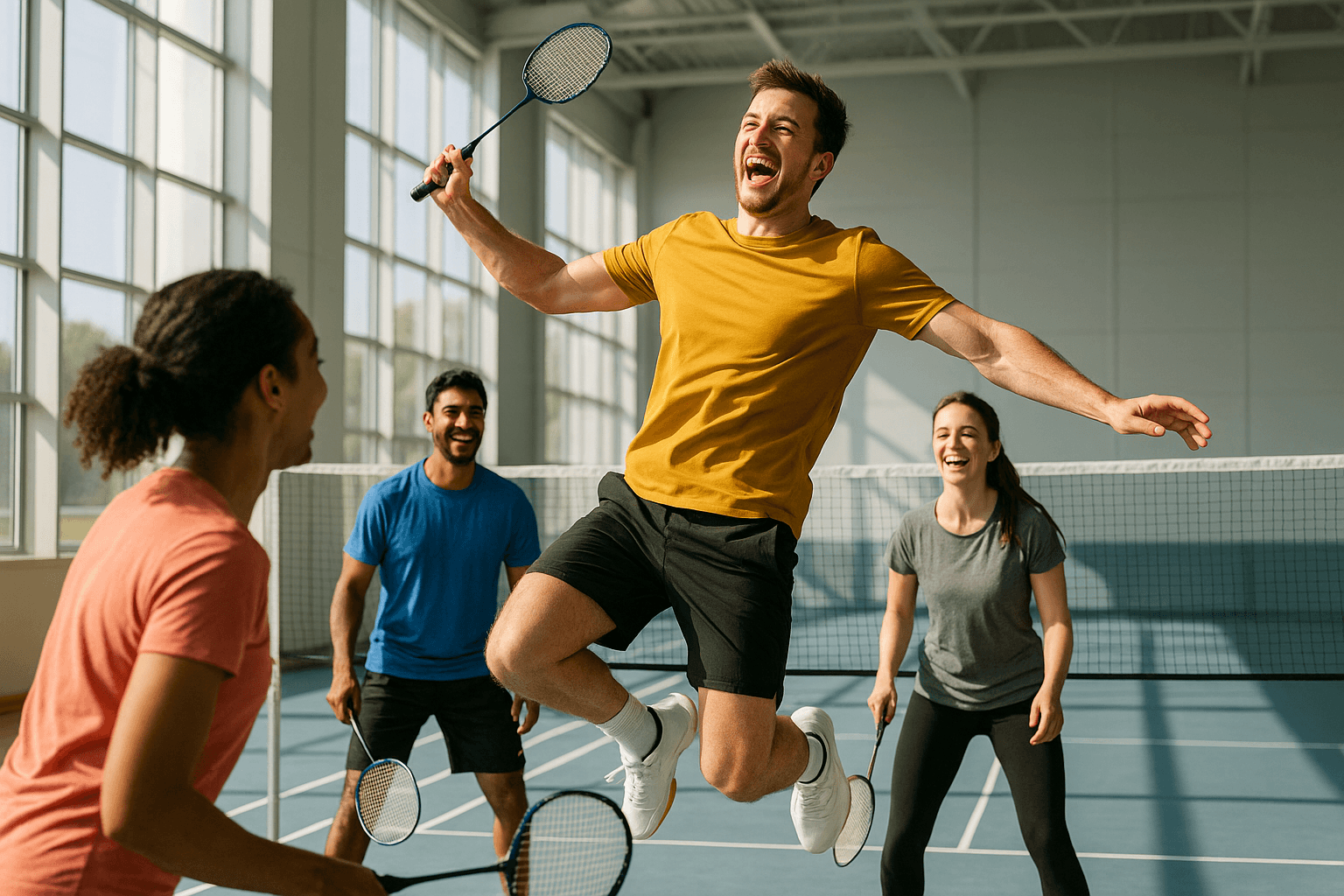 Badminton court