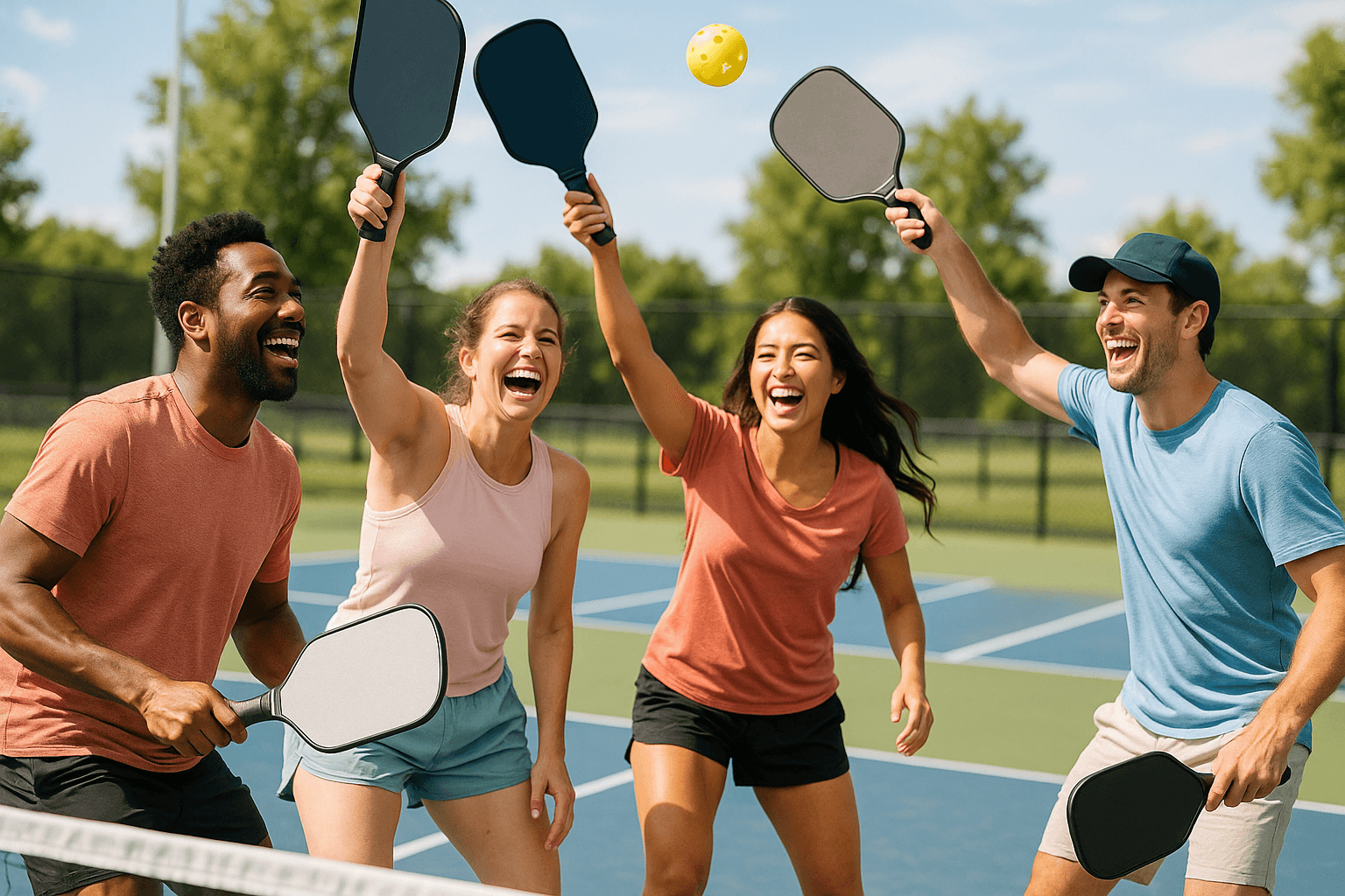 Pickleball court
